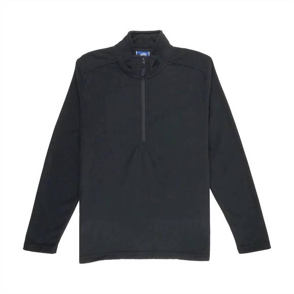 NEW AFTCO sundown fishing 1/4 zip fleece jacket in black - Picture 3 of 3